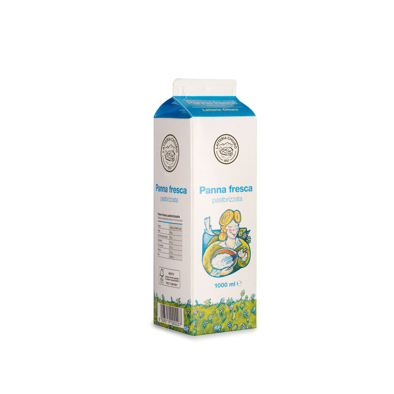 Panna fresca pastorizzata